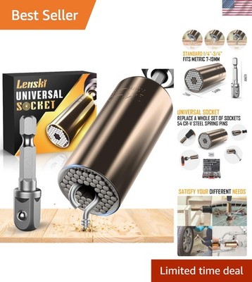 Universal Socket Wrench Multi-Size Auto Adjust Tool for Men Christmas Gifts
