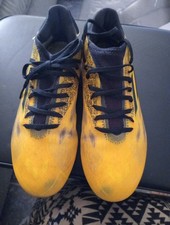 Size 6.5 Men Adidas Football Cleats Yellow/black
