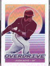 2021 Panini Chronicles #13 Juan Soto Overdrive Holo Silver (Q)