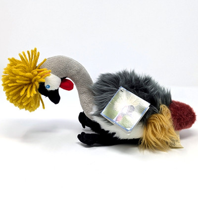 JAAG 2014 Grey Crowned Crane Plush w/ Tag 10'' | Endangered Wildlife Trust