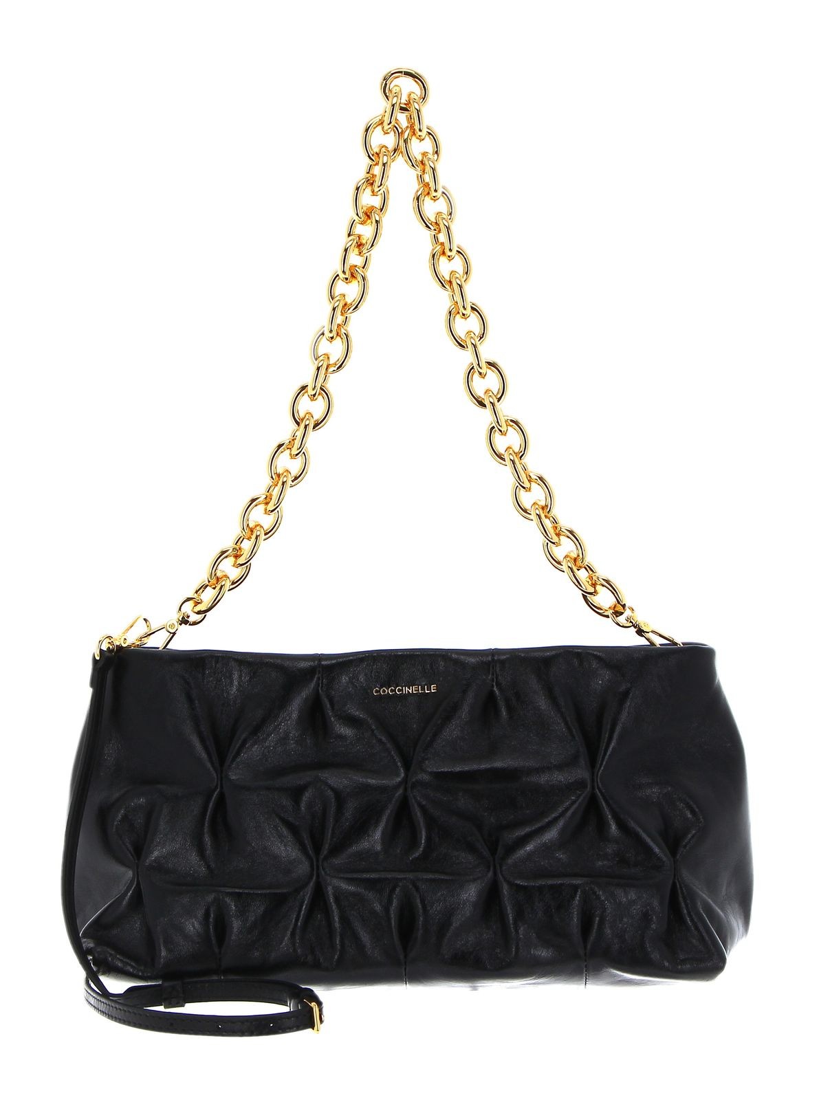 COCCINELLE Ophelie Goodie Rock Handbag Craquele Leather