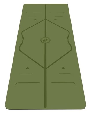 New Liforme Travel Yoga Mat Non Slip,  Lightweight Foldable 2mm, Olive