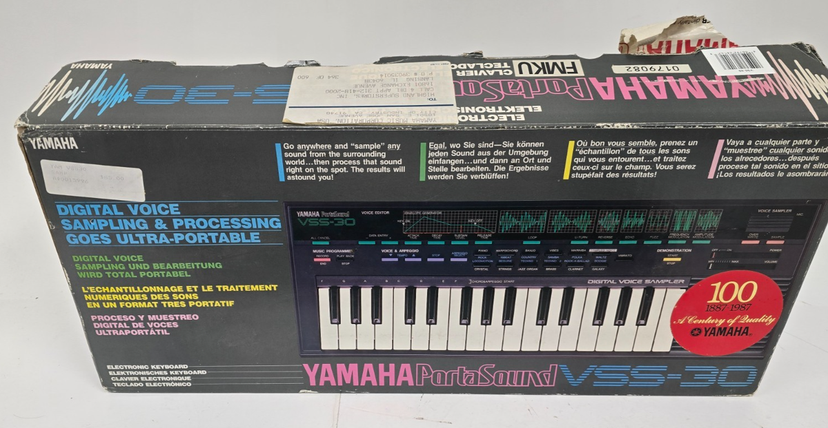 Yamaha VSS-30 Keyboard - Black for sale online | eBay