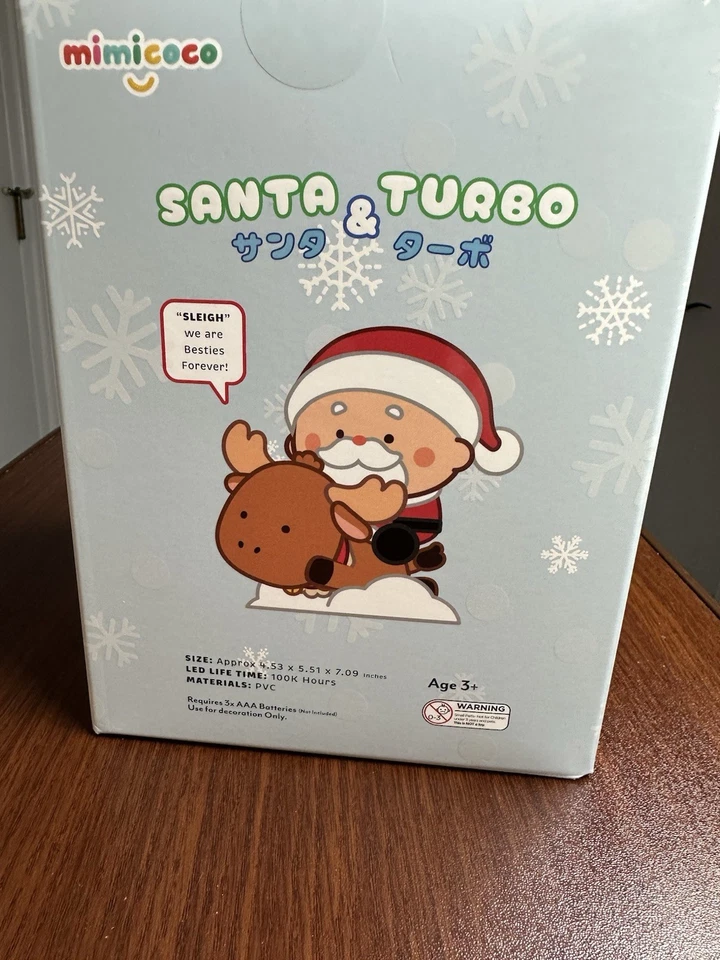 Mimicoco Santa & Turbo Moodlight Blanco Cálido LED Inalámbrico Luz Nocturna Nuevo Foto 3 de 4