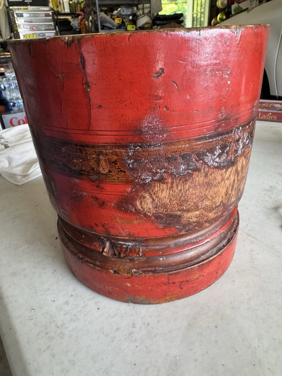 25+ Wooden Pot Antique Original Indian Antiques for sale | Updated
