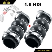2X Ladeluftschlauch FüR Fiat Scudo 1.6 JTD Citroen Jumpy Expert 1.6 HDI