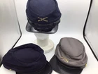 Civil War Confederate Union Kepi Hat Cross Musket American Souvenirs Lot Of 3 F1