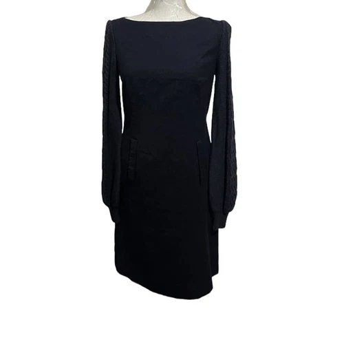 Abito Tory Burch in lana con scollo a bateau piccolo