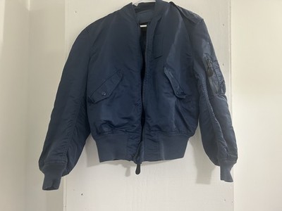 Vintage alpha industries flight jacket L-2A MA-1 L2B NOS BLUE