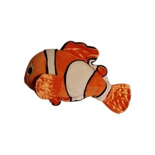 Disney Store Nemo Plush Stuffed Finding Nemo Clown Fish 16" embroidered