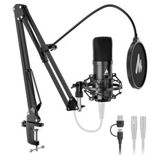 MAONO A04 Gen2 XLR/USB Condenser Microphone Kit for PC Podcast Recording  19...