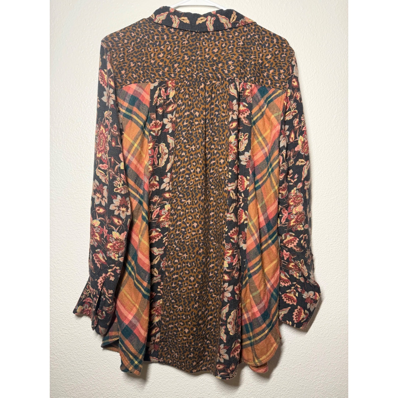 Soft Surroundings Mixed Print Patchwork Tunic Flo… - image 7