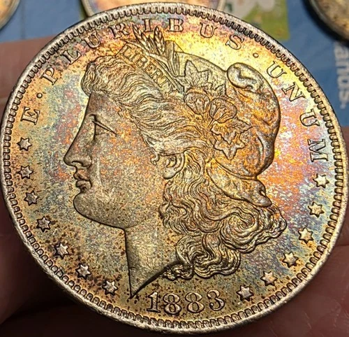 1883-O New Orleans Morgan Silver Dollar Brilliant Uncirculated MONSTER TONE BU