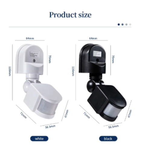 Degree Outdoor Movement Sensor PIR Motion Motion Sensor Switch Detector Switch