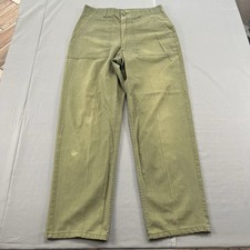 US Military VTG 80s OG 507 Pants Olive Green Mens 32x30 Actual Size Trousers