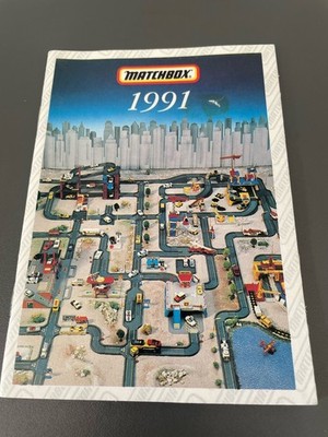Matchbox Toys 1991 Katalog vollfarbig super Zustand - nur eine Deckmarke