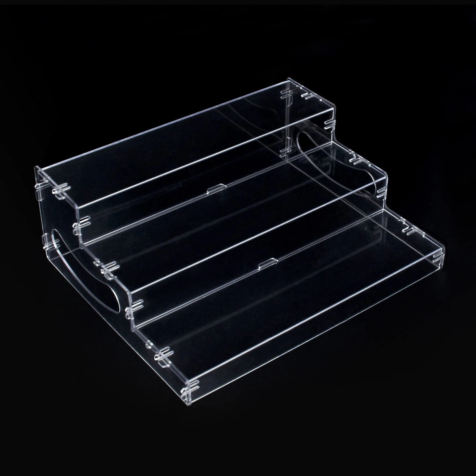 Pantry Organization and Storage Clear Plastics Spice Rack Organizer for Cabin...