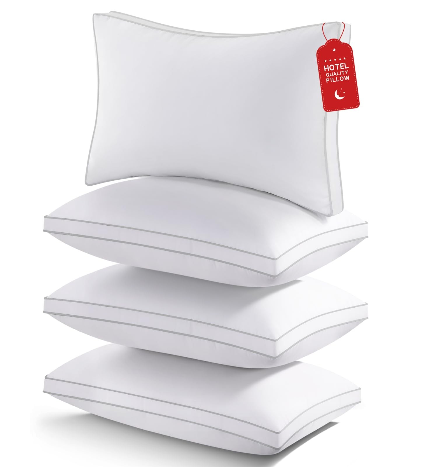 Set Of 4 For Sleeping, Luxury Hotel Quality Bed Pillows