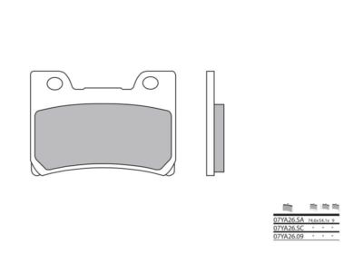 FERODO Kit Pastiglie Freni Anteriore Predisposto Per Visualizzazione Avviso Usura Con Accessori FDB4689 - Foto 6