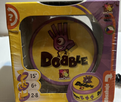 Asmodee 5 Games In 1 DOBBLE Card Game New in Box Made In France