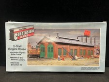 HO Scale - Walthers Cornerstone 933-3007 2-Stall Engine House Kit Sealed 