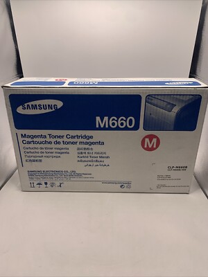 SAMSUNG CLP-M660B MAGENTA TONER CARTRIDGE NEW FACTORY SEALED