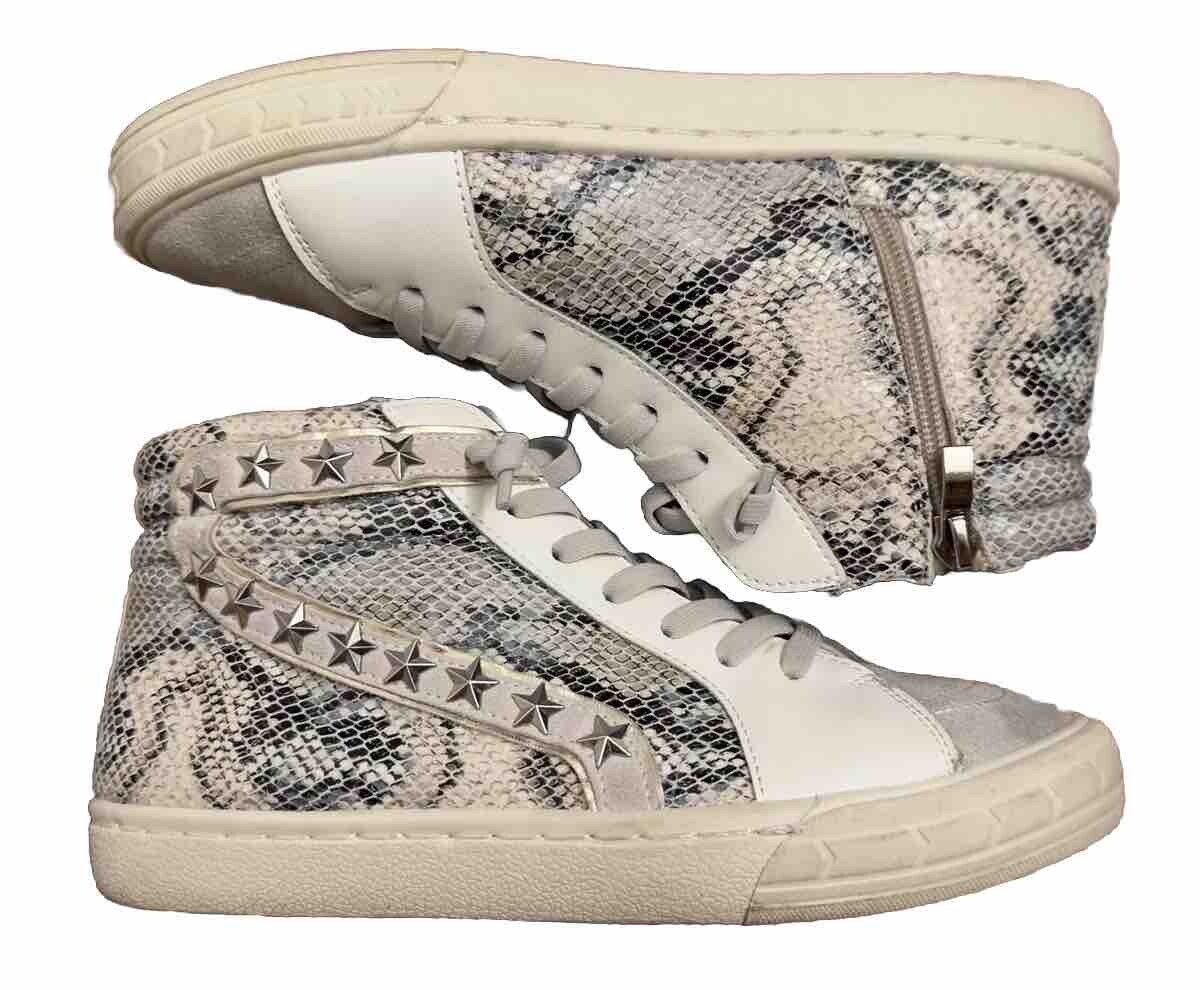 vintage havana high top snakeskin sneakers