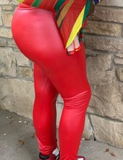 faux leather leggings xl