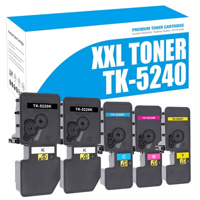 Lazer Toner XXL für Kyocera TK-5240 ECOSYS M5526cdn M5526cdw P5026cdn P5026cdw
