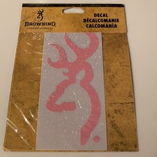 Browning Pink Decal Car Truck Sticker Buck Logo Buckmark Girlie Free Shipping
