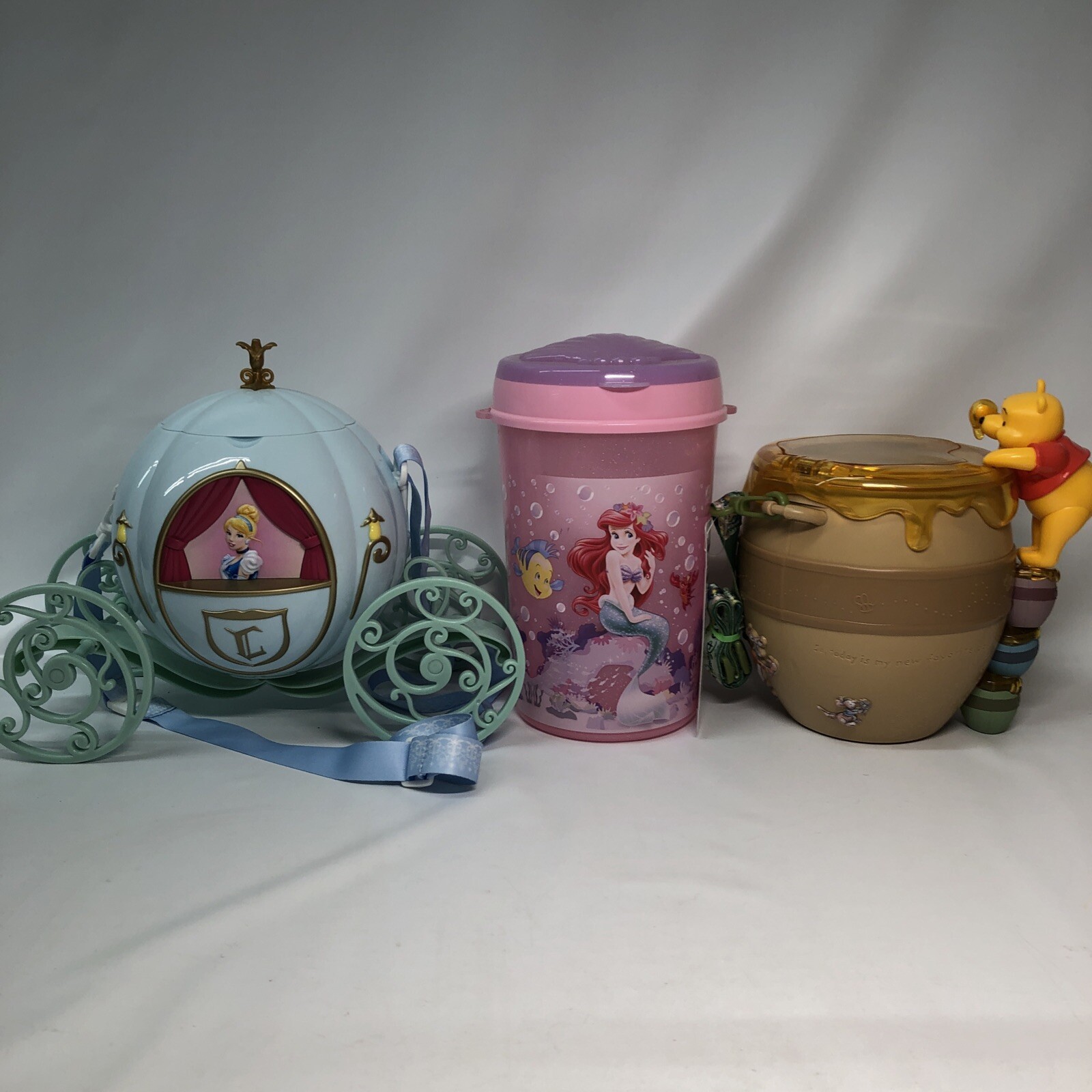 Tokyo Disney Resort Limited Popcorn Bucket Cinderella the Pooh little