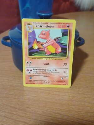 Pokémon Charmeleon - Carta Base Set 24/102 - Gioco Di Carte Collezionabili - 5