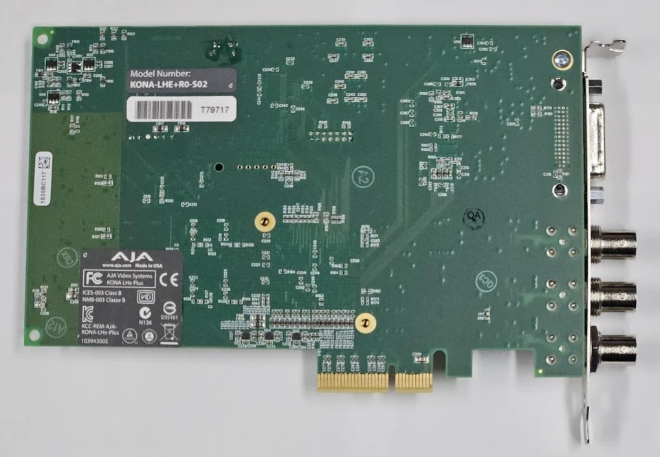 AJA | KONA-LHE+R0-S02 | LHe+ HD-SD PCIe Video Capture and Editing Card - Image 3 of 4