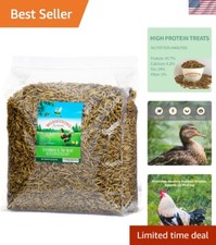 Environmentally Friendly 5LB Dried Black Soldier Fly: Calcium for Poultry