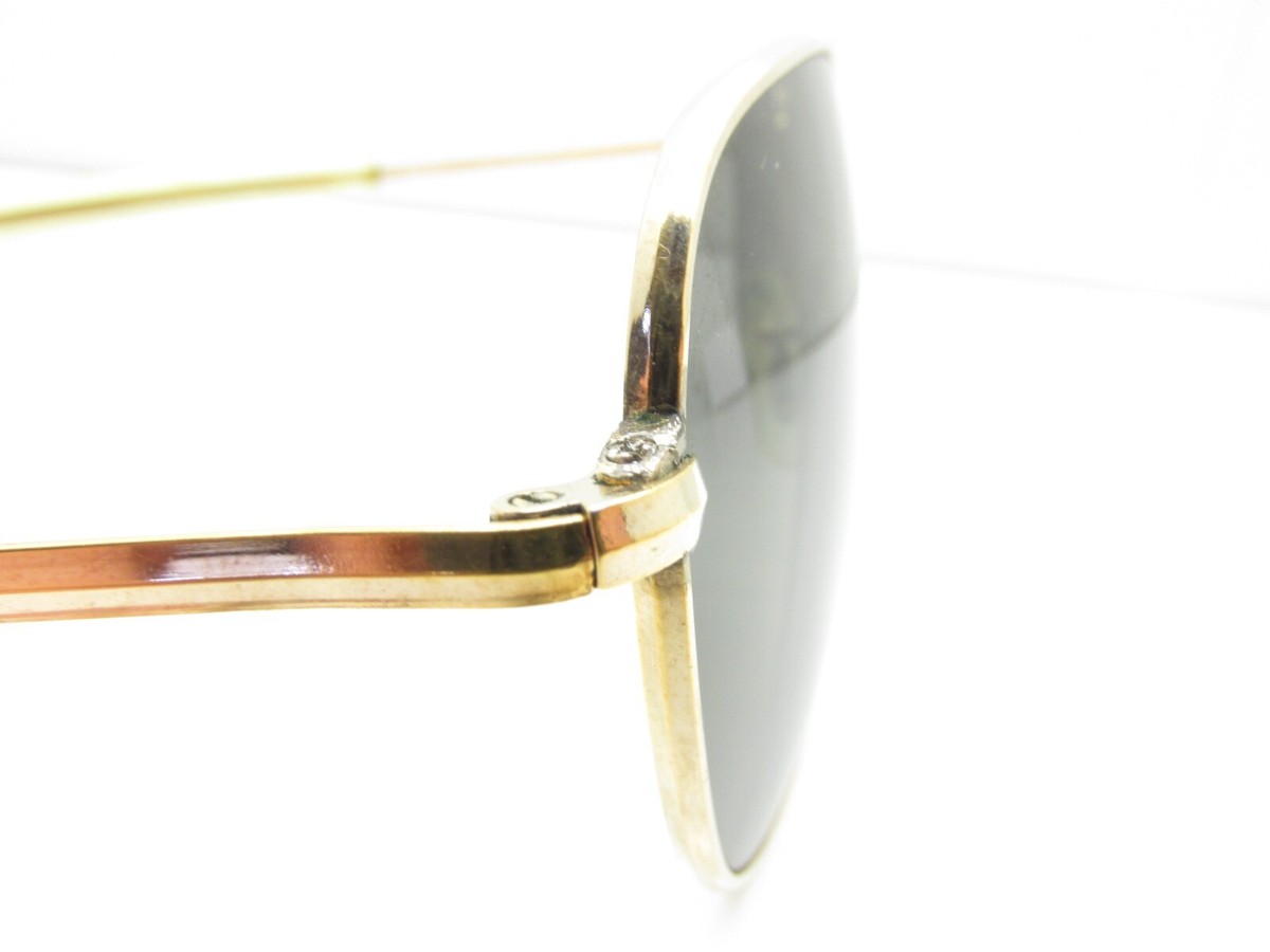 VINTAGE COMMAND USA 23K SQUARE AVIATOR SUNGLASSES pilot air VINTAGE COMMAND USA 23K SQUARE AVIATOR SUNGLASSES pilot air