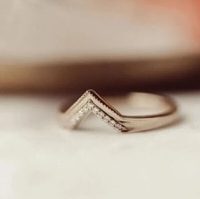 1.15Ct Round Cut Simulated Diamond Wedding Enhancer Ring 925 Sterling Silver