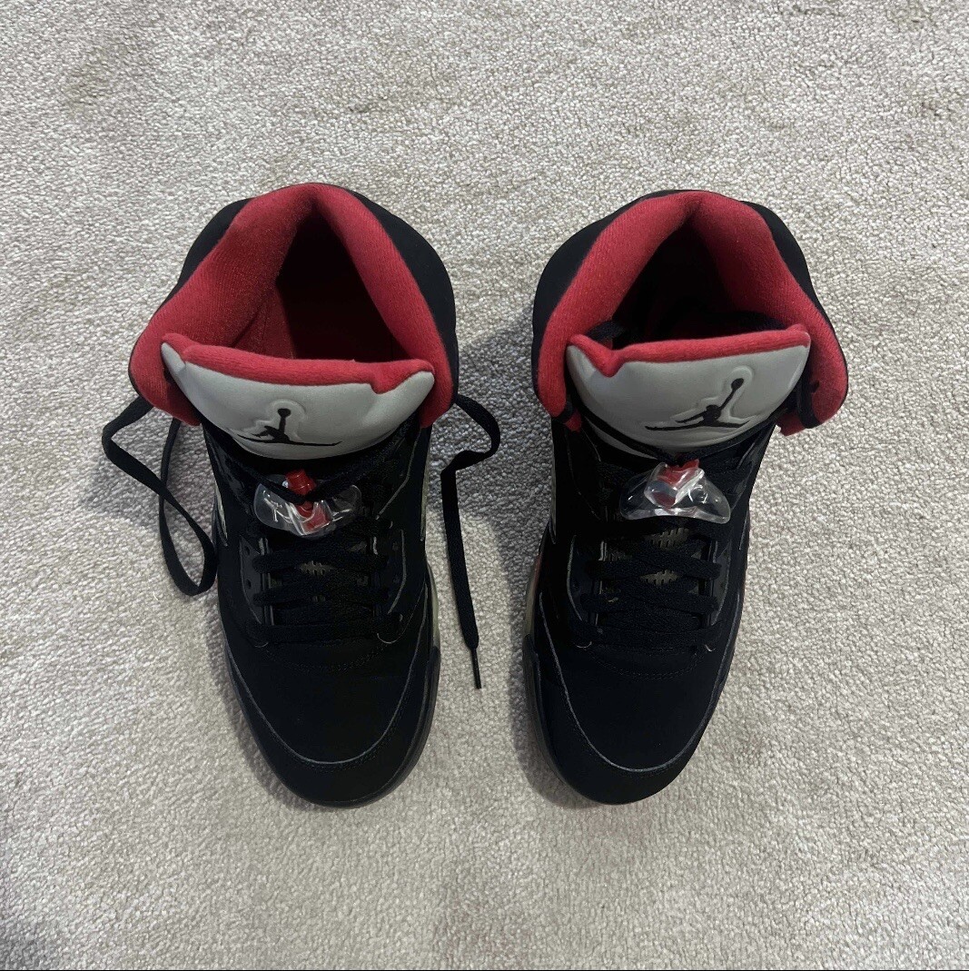 Supreme x Air Jordan 5 Retro Black-Size 10 886691325642| eBay Supreme x Air Jordan 5 Retro Black-Size 10 886691325642| eBay