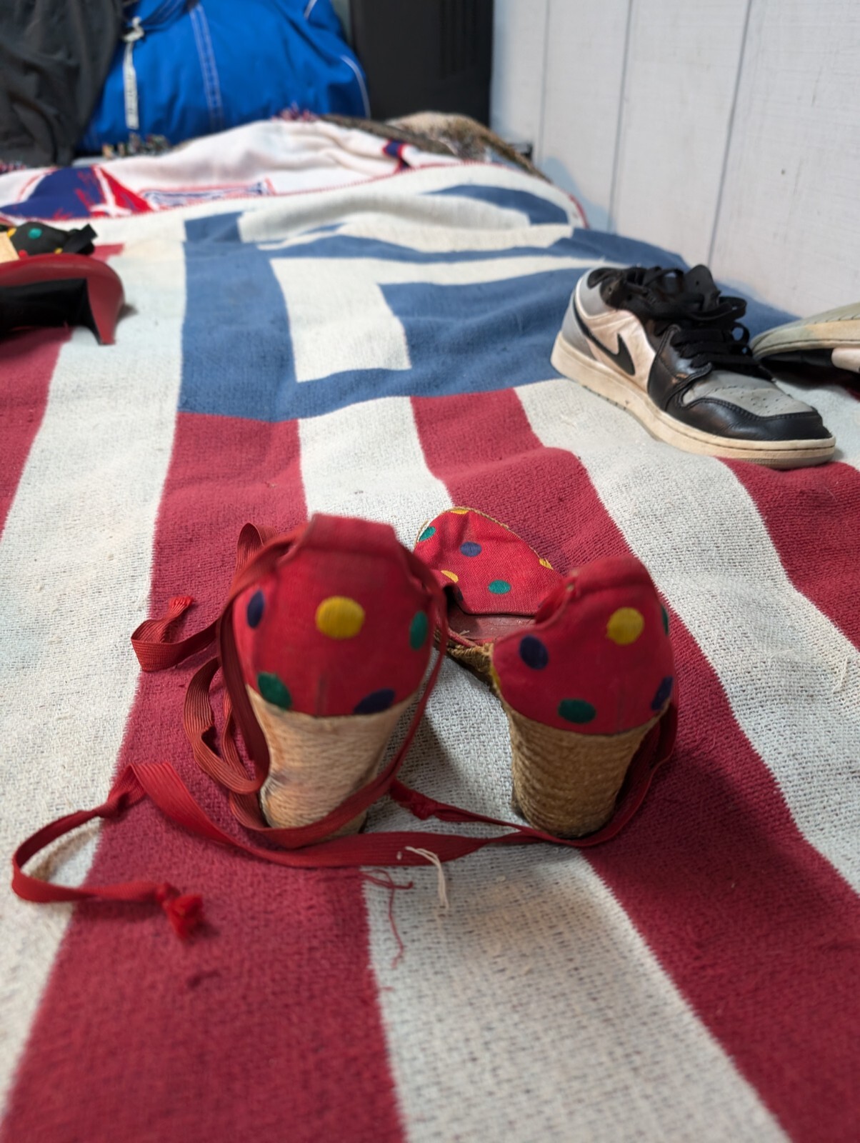 Scarpe espadrillas vintage Yves Saint Laurent YSL Paris zeppa pompa donna 9 LEGGI