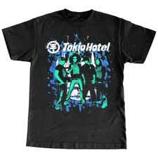 Rare Tokio Hotel Men Black All Size 10D896