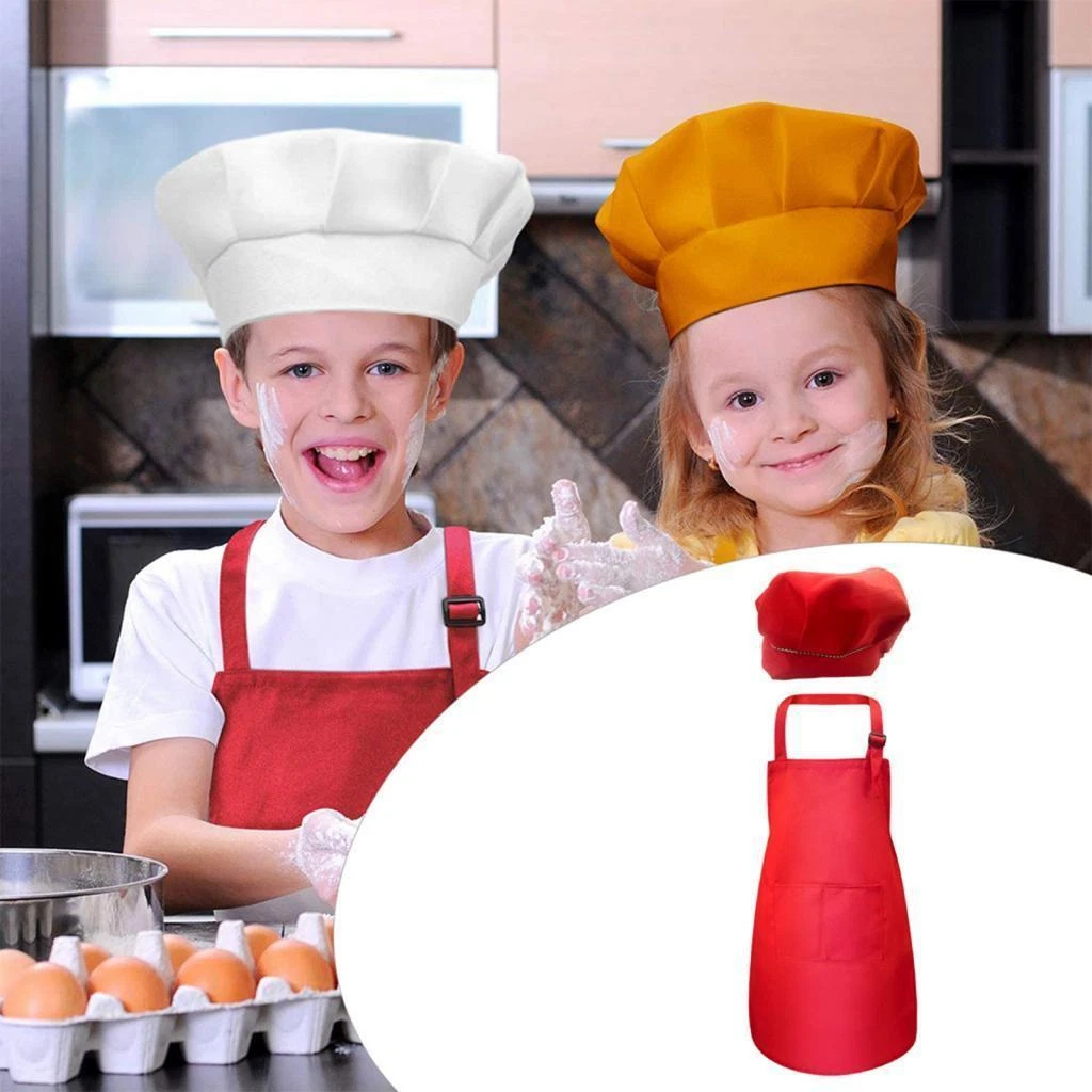 Chef apron and hat set sale