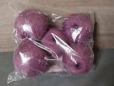Fashion Plus Mill-End Yarn 1 Pound Purple 3 Fine Knitting Crocheting 5 Balls