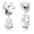 NIB Swarovski Crystal Disney Minnie Mouse Drop Earrings Rhodium Plated — photo 4