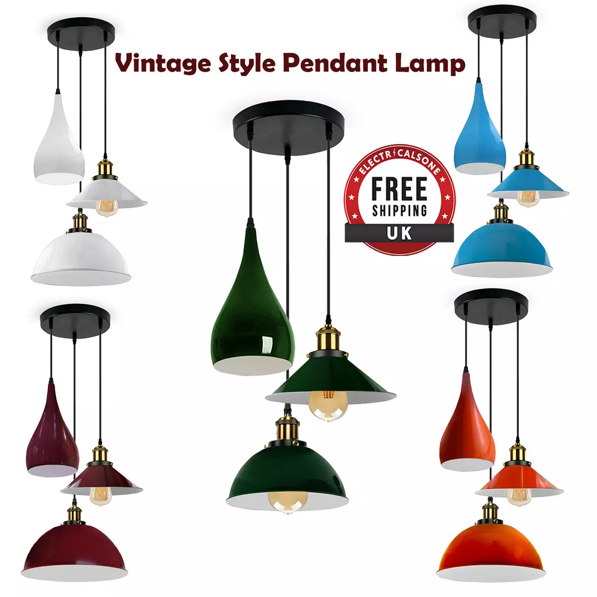 Industrial 3 hanging pendant on sale light fixture