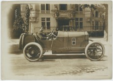 Automobil-Fotografie: Grand Prix Oder Rennstrecke Ca. 1910 Zu Identifizieren