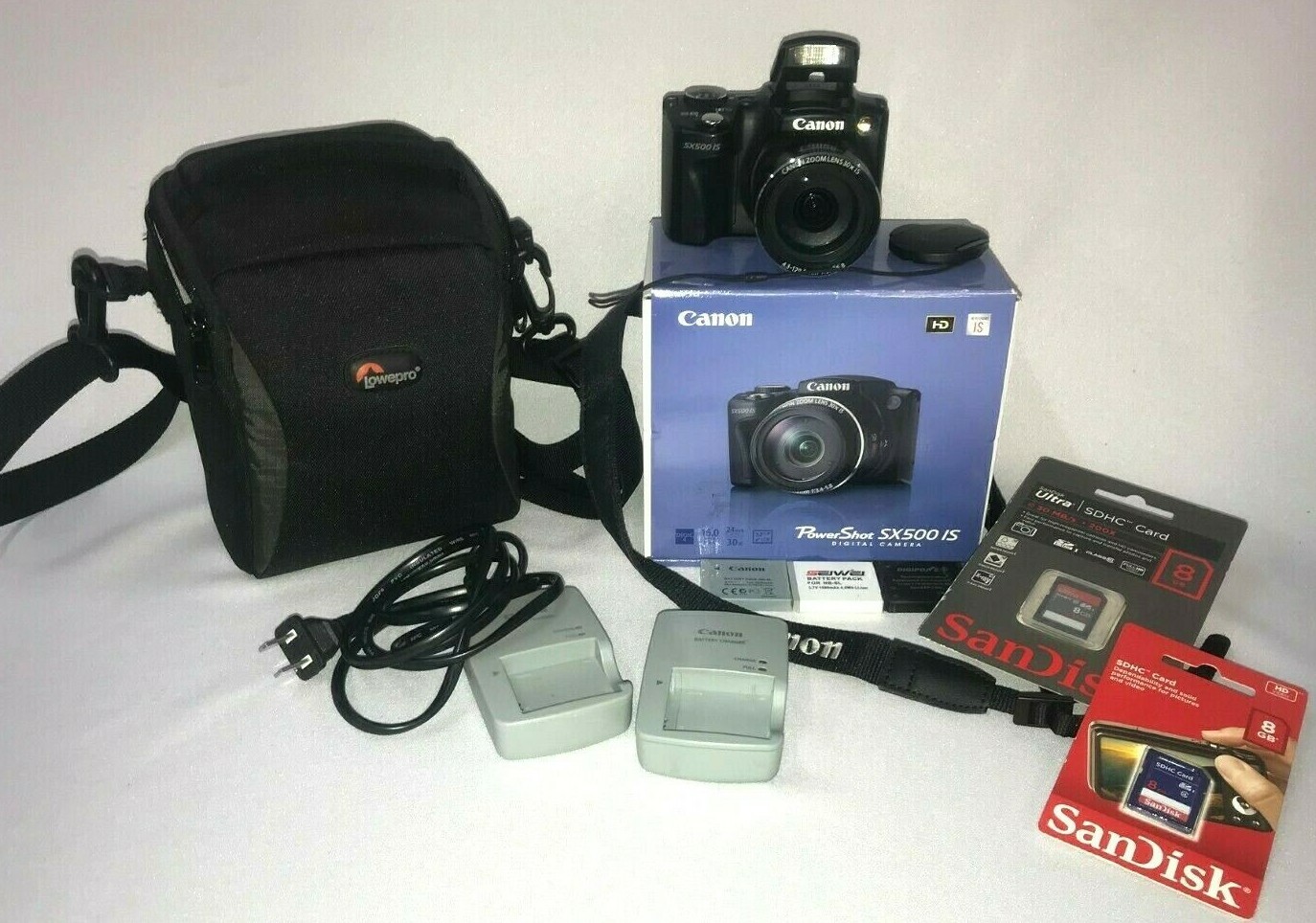 Camera Canon powershot SX500 IS lens 30x Optical zoom 16.0 MG 3.0 inch