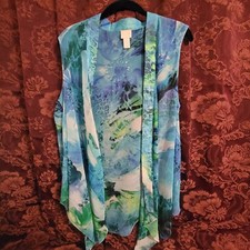 Chico's Chiffon Vest Size 2