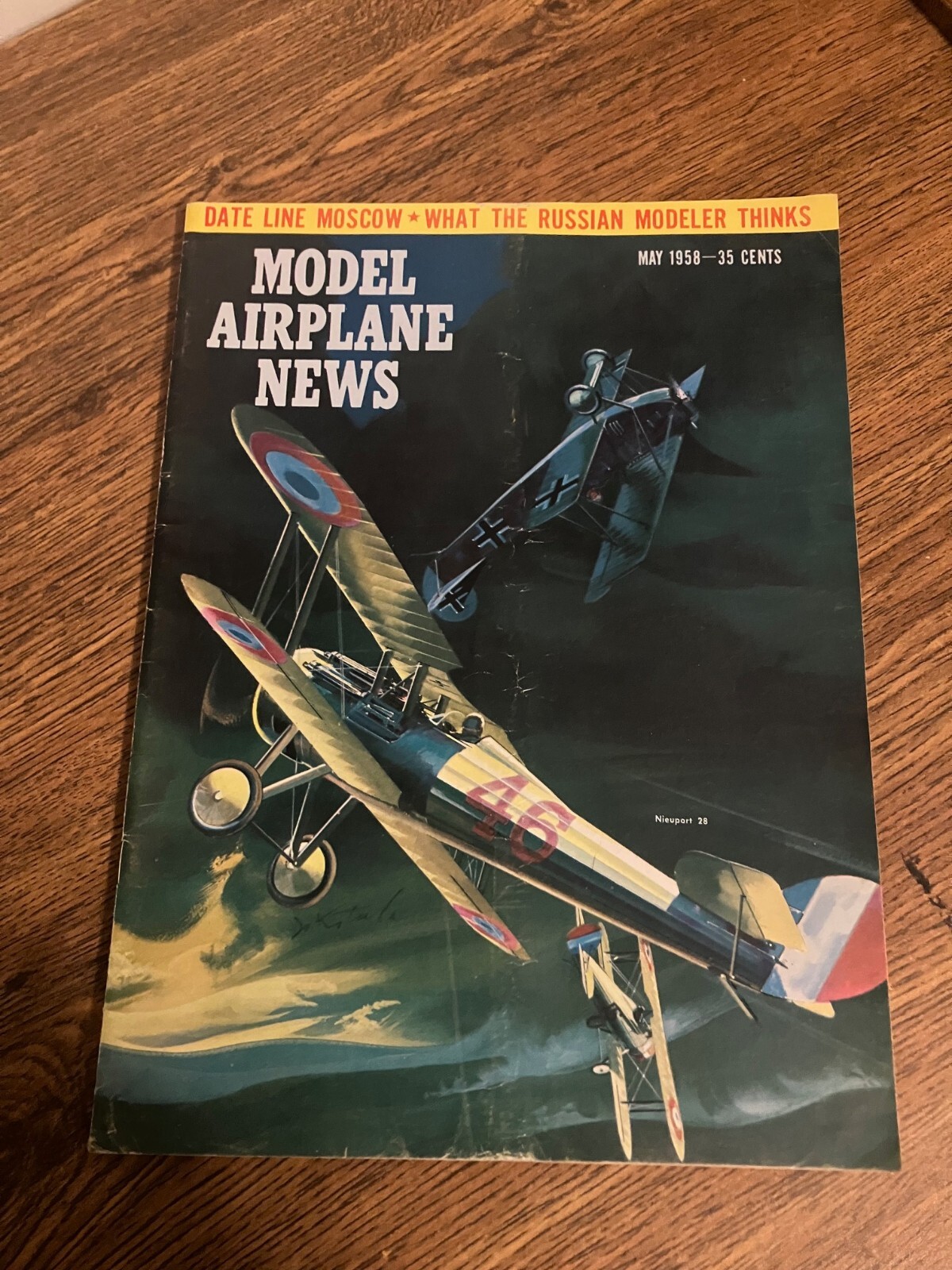 Vintage Back Issue of Model Airplane News Magazine - May 1958