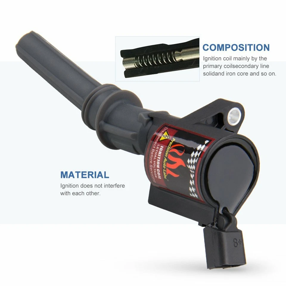 8 Pack Ignition Coils DG 508 Fits 2000-2002 Ford E-450 Econoline Super Duty 6.8L - Image 4 of 4