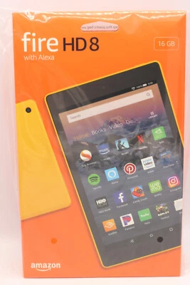 Amazon Fire HD 8 (8th Generation) 16GB, Wi-Fi, 8" Tablet - Yellow