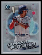 2021 Bowman Chrome #FMF-15 Blaze Jordan 40-Man Futures Boston Red Sox